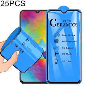 25 PCS 2.5D Full Glue Full Cover Ceramics Film for Galaxy M20