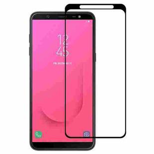 Full Glue Full Cover Screen Protector Tempered Glass film for Galaxy J8 (2018)
