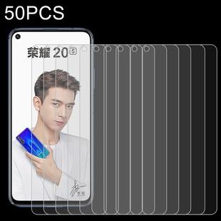For Huawei Honor 20s 50 PCS 0.26mm 9H 2.5D Tempered Glass Film
