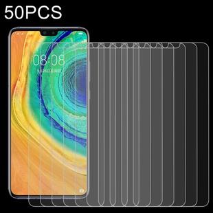 For Huawei Mate 30  50 PCS 0.26mm 9H 2.5D Tempered Glass Film