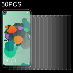 For Huawei Mate 30 Lite  50 PCS 0.26mm 9H 2.5D Tempered Glass Film