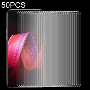 50 PCS 9H 2.5D Tempered Glass Film for OPPO R15 / R15 Pro