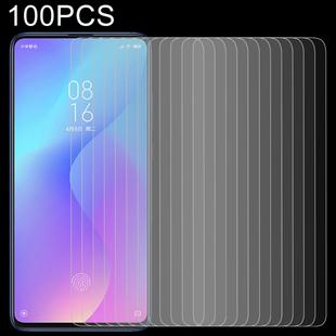 100 PCS 0.26mm 9H 2.5D Tempered Glass Film for Xiaomi Redmi K20 / K20 Pro / K20 Pro Premium