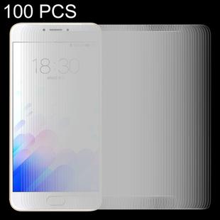 100 PCS for Meizu M3 Note / Meilan Note 3 0.26mm 9H Surface Hardness 2.5D Explosion-proof Tempered Glass Screen Film