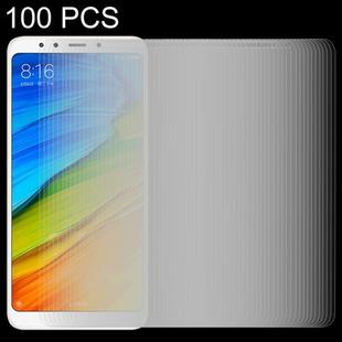 100 PCS for Xiaomi Redmi 5 0.26mm 9H Surface Hardness 2.5D Explosion-proof Tempered Glass Screen Film