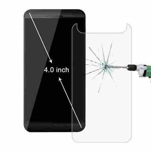 4.0 inch Mobile Phone 0.26mm 9H Surface Hardness 2.5D Explosion-proof Tempered Glass Screen Protector Film