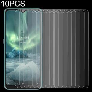 10 PCS For Nokia 7.2 2.5D Non-Full Screen Tempered Glass Film