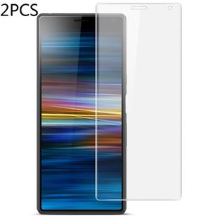 2 PCS IMAK 0.15mm Curved Full Screen Protector Hydrogel Film Front Protector for Sony Xperia 10 Plus