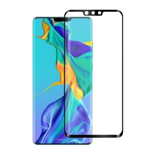 For Huawei Mate 30 Pro / Mate 30E Pro 5G 0.3mm 9H Surface Hardness 3D Curved Edge Glue Curved Full Screen Tempered Glass Film(Black)