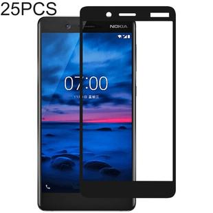 25 PCS Full Glue Full Cover Screen Protector Tempered Glass film for Nokia 7