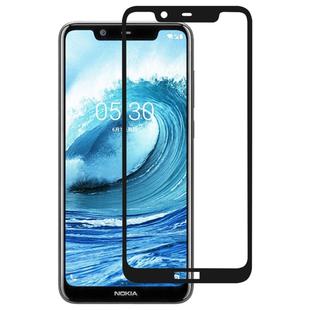 Full Glue Full Cover Screen Protector Tempered Glass film for Nokia 5.1 Plus / X5