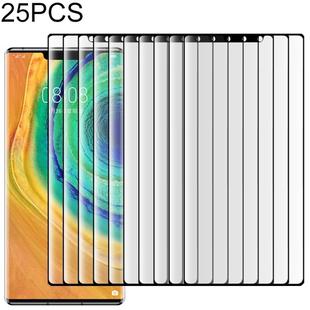 25 PCS Full Cover Screen Curved Protector Tempered Glass Film for Huawei Mate 30 Pro