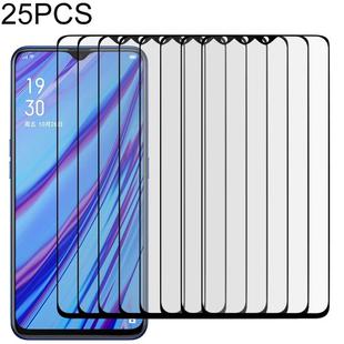 25 PCS Full Cover ScreenProtector Tempered Glass Film for OPPO A9