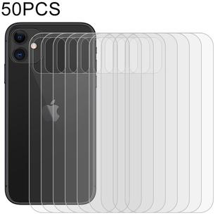 50 PCS For iPhone 11 Soft Hydrogel Film Full Cover Back Protector