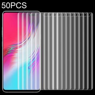 50 PCS Non-full PET Soft Screen Protector for Galaxy S10 5G
