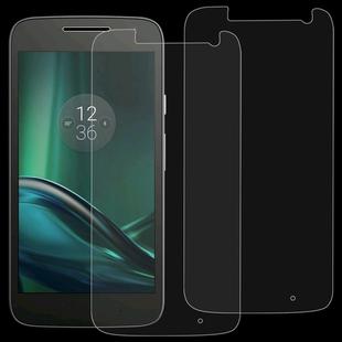 2 PCS 0.26mm 9H 2.5D Tempered Glass Film for Motorola Moto G4 Play