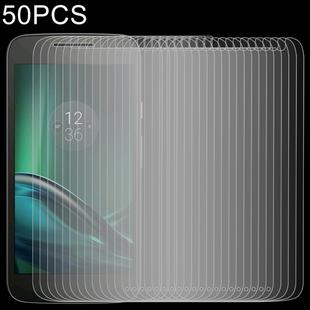 50 PCS 0.26mm 9H 2.5D Tempered Glass Film for Motorola Moto G4 Play