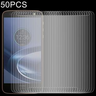 50 PCS 0.26mm 9H 2.5D Tempered Glass Film for Motorola Moto Z Force