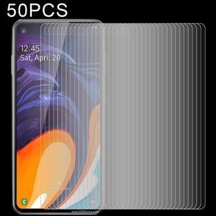 50 PCS 2.5D Non-Full Screen Tempered Glass Film for Galaxy A60