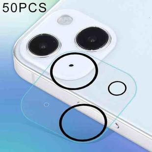 For iPhone 13 mini 50pcs HD Anti-glare Rear Camera Lens Protector Tempered Glass Film