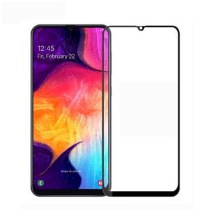 MOFI 9H 3D Explosion-proof Curved Screen Tempered Glass Film for Galaxy A30 (Black)
