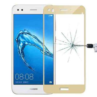 MOFi For Huawei Enjoy 7 Full Screen 2.5D Explosion-proof 9H Surface Hardness Tempered Glass Screen Protector(Gold)