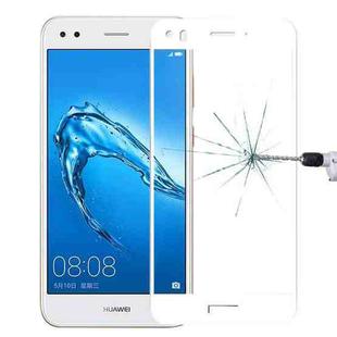 MOFi For Huawei Enjoy 7 Full Screen 2.5D Explosion-proof 9H Surface Hardness Tempered Glass Screen Protector(White)
