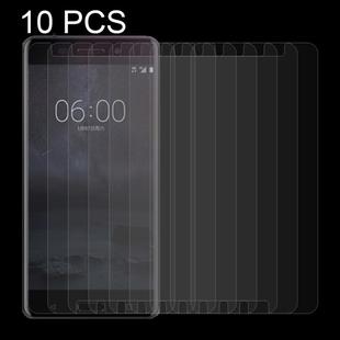 10 PCS for Nokia 6 0.26mm 9H Surface Hardness 2.5D Curved Tempered Glass Screen Protector Film