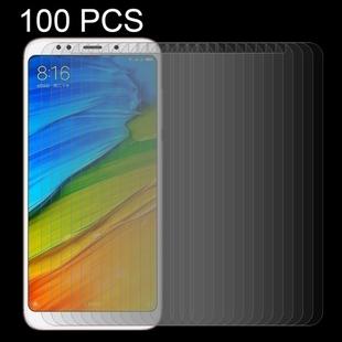 100 PCS for Xiaomi Redmi 5 Plus  0.26mm 9H Surface Hardness 2.5D Curved Edge Tempered Glass Screen Protector