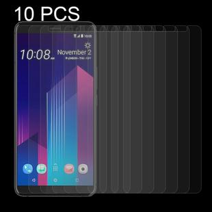 10 PCS for HTC U11+ 0.26mm 9H Surface Hardness 2.5D Curved Edge Tempered Glass Screen Protector