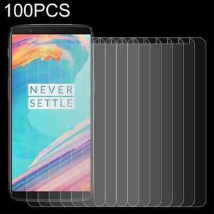 100 PCS for Oneplus 5T 0.26mm 9H Surface Hardness 2.5D Curved Edge Tempered Glass Screen Protector