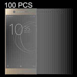 100 PCS For Sony Xperia XA1 Plus 0.26mm 9H Surface Hardness 2.5D Curved Edge Tempered Glass Screen Protector