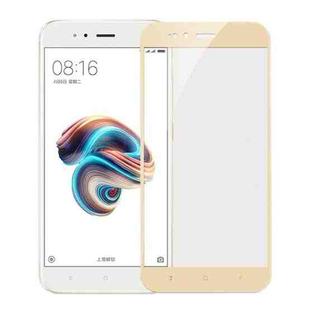 MOFi For Xiaomi Mi 5X / A1 Full Screen 2.5D Explosion-proof 9H Surface Hardness Tempered Glass Screen Protector(Gold)