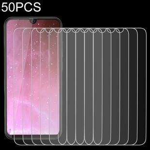 50 PCS For Cubot R19 2.5D Non-Full Screen Tempered Glass Film