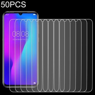 50 PCS For DOOGEE Y9 Plus 2.5D Non-Full Screen Tempered Glass Film