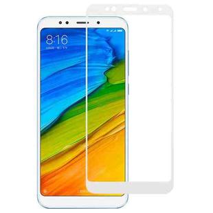 0.33mm 9H 2.5D Full Screen Fully Adhesive Tempered Glass Film for Xiaomi Redmi 5 Plus(White)