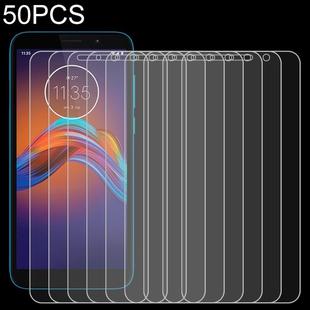 50 PCS For Motorola Moto E6 Play 9H 2.5D Screen Tempered Glass Film