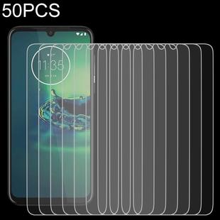 50 PCS For Motorola Moto G8 Plus 9H 2.5D Screen Tempered Glass Film