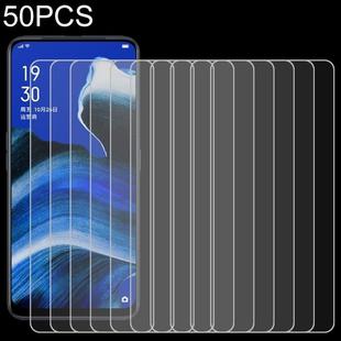 50 PCS For OPPO Reno2 Z 9H 2.5D Screen Tempered Glass Film