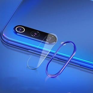 Scratchproof Mobile Phone Metal Rear Camera Lens Ring + Rear Camera Lens Tempered Protective Film Set for Xiaomi Mi 9 (Blue)