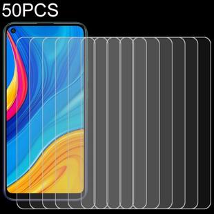 50 PCS For Huawei Enjoy 10 9H 2.5D Screen Tempered Glass Film