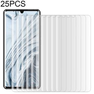 25 PCS For Xiaomi Mi Note 10 Pro 9H HD 3D Curved Edge Tempered Glass Film (Transparent)