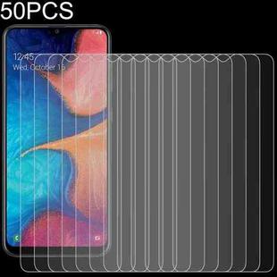 For Samsung Galaxy A20 50 PCS 0.26mm 9H 2.5D Tempered Glass Film