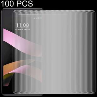 100 PCS 0.26mm 9H 2.5D Tempered Glass Film for LG X Style