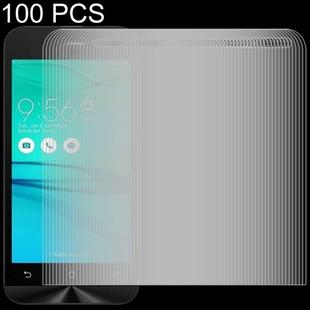 100 PCS 0.26mm 9H 2.5D Tempered Glass Film for Asus ZenFone Go / ZB452KG