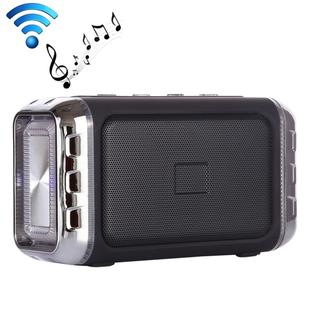 LN-22 DC 5V Portable Wireless Speaker with Hands-free Calling & Dual Colorful LED Light, Support USB & TF Card & 3.5mm Aux