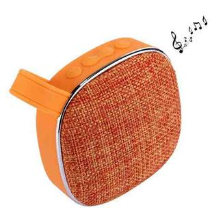 X25 Portable Fabric Design Bluetooth Stereo Speaker with Built-in MIC, Support Hands-free Calls & TF Card & AUX IN, Bluetooth Distance: 10m(Orange)