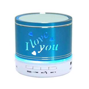 A9L Mini Portable Bluetooth Stereo Speaker with RGB LED Light, Built-in MIC, Support Hands-free Calls & TF Card & AUX(Blue)