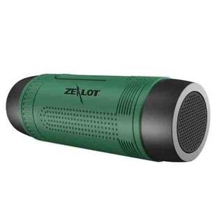 Zealot S1 Multifunctional Outdoor Waterproof Bluetooth Speaker, 4000mAh Battery, For iPhone, Galaxy, Sony, Lenovo, HTC, Huawei, Google, LG, Xiaomi, other Smartphones(Green)