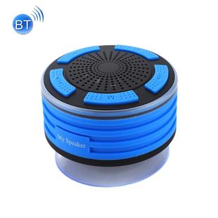 F013 Mini Portable IPX7 Waterproof Bluetooth V4.0 Stereo Speaker MP3 Player with Colorful LED Light & Suction Cup, Built-in Mic, Support FM Radio, Bluetooth Distance: 10m